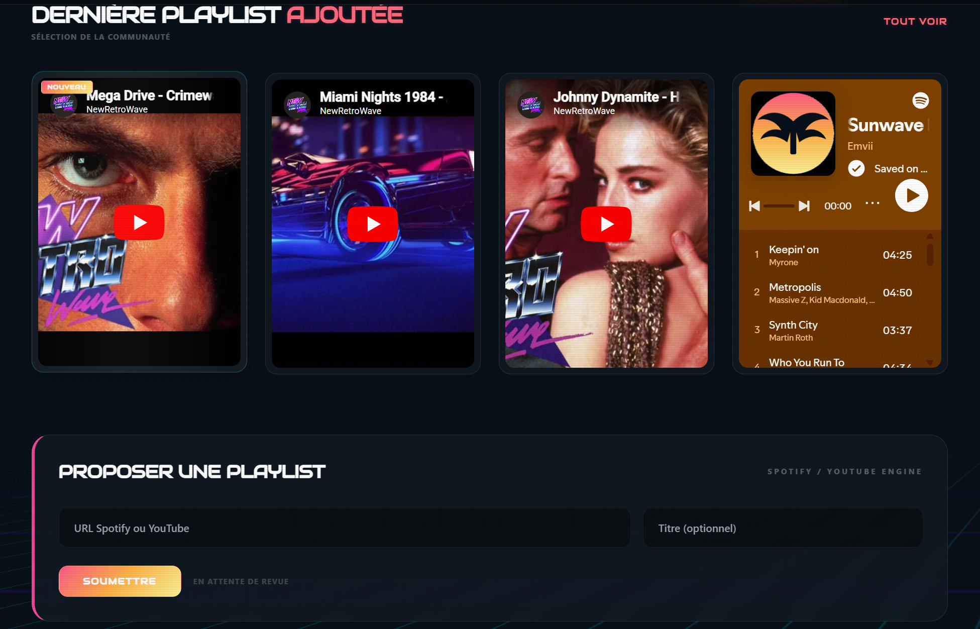 Playlists Sunwave Hub